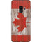 Canadian Flag Dark Wood Galaxy S9 Skin